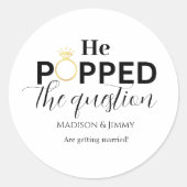 Der Aufkleber der Gesprächspartnerin, so stellte e (Vorderseite)