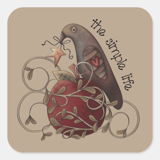 Der Aufkleber für das einfache Lebensraumland (Vorderseite)