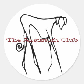 Der Aufkleber für den Azawakh-Club