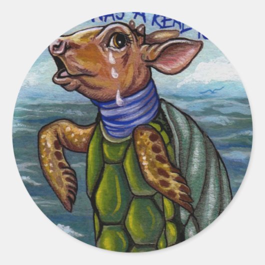 Der Aufkleber für die Alice im Wunderland MOCK TUR (Vorderseite)