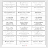 Der Aufkleber für die Eheratationsadressen kann in (Blatt)