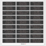 Der Aufkleber für die Eheratationsadressen kann in<br><div class="desc">Einfach zu personalisieren,  Namen und Adressen / individuelle Hochzeitsadressen Etikettenaufkleber für Gäste.</div>