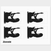 Der Aufkleber für Silhouetten (Blatt)