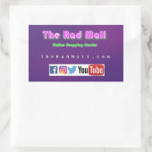 Der Aufkleber "Website" der Krassen Mall (Tasche)