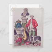 Der Aufruf von Jacques Necker am 16. Juli 1789 Postkarte (Vorne/Hinten)