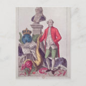 Der Aufruf von Jacques Necker am 16. Juli 1789 Postkarte (Vorderseite)