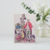 Der Aufruf von Jacques Necker am 16. Juli 1789 Postkarte (Stehend Vorderseite)