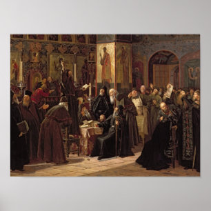 Der Aufruhr des Solovetsy Klosters Poster