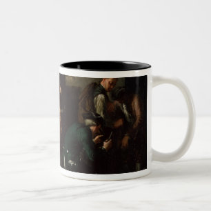 Der Aufruhr von Esquilache Zweifarbige Tasse