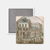 Der Aufstand von Reveillon vom April 1789 Magnet (Vorderseite/Rückseite)