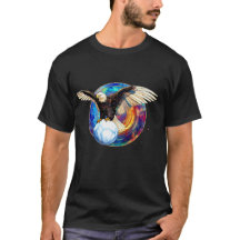Der aufsteigende Adler hält die Welt