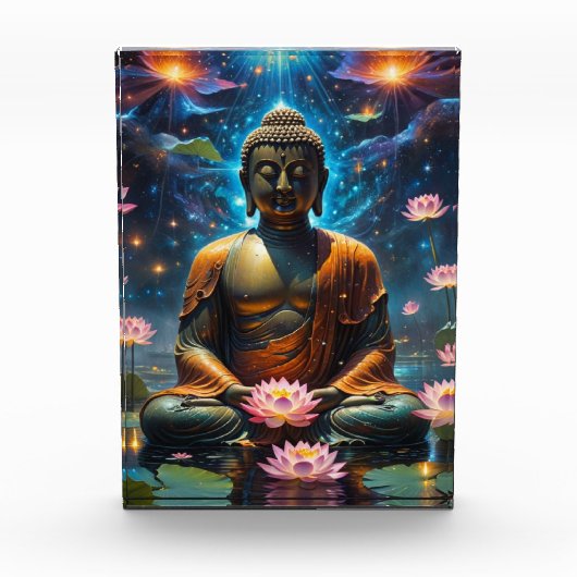 Der aufsteigende Buddha Fotoblock (Vorderseite)