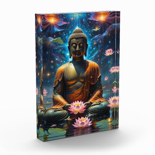 Der aufsteigende Buddha Fotoblock (Links)