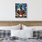 Der aufsteigende Buddha Leinwanddruck (Insitu (Schlafzimmer))
