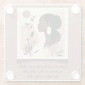 Der Aufstieg der stärker betrachteten Glasuntersetzer (Rückseite)