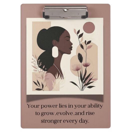 Der Aufstieg der stärker betrachteten Klemmbrett (Vorderseite)