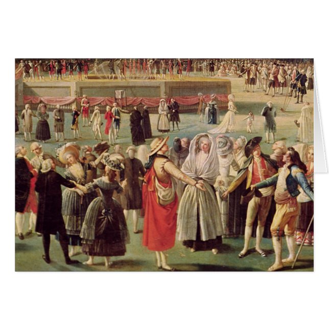 Der Aufstieg des Montgolfier Ballons (Vorderseite (Horizontal))
