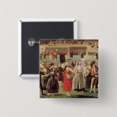 Der Aufstieg des Montgolfier Ballons Button (Vorne & Hinten)