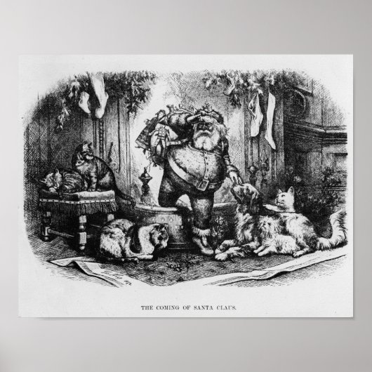 Der Aufstieg des Weihnachtsmannes 1872 Poster (Vorne)