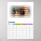 Der Aufstieg einer Nation / Zeitplan Poster (Vorne)