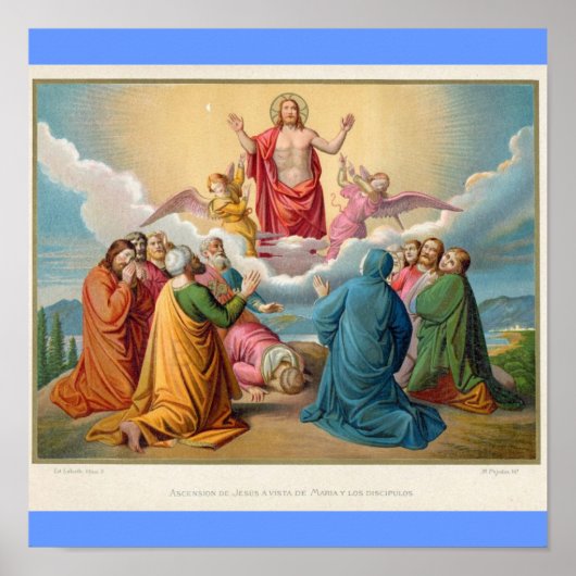 Der Aufstieg Jesu 1879 Poster (Vorne)