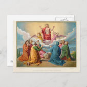 Der Aufstieg Jesu 1879 Postkarte (Vorne/Hinten)