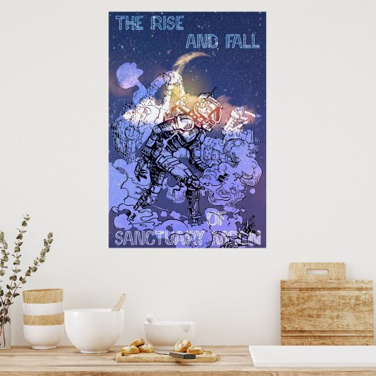 Der Aufstieg und Fall des Heiligmonds Poster (Küche)