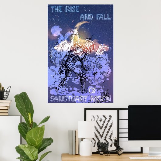 Der Aufstieg und Fall des Heiligmonds Poster (Heimbüro)