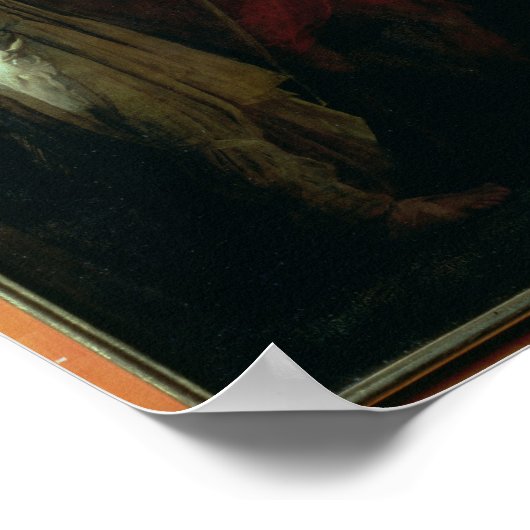 Der Aufstieg von Lazarus, 1857 Poster (Ecke)