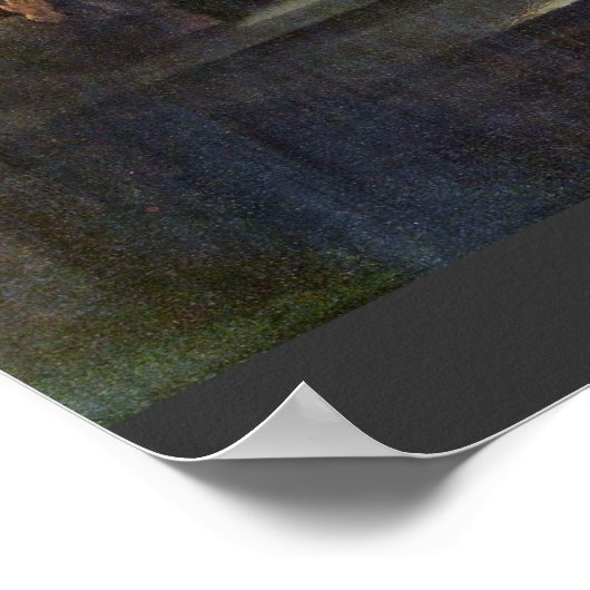 Der Aufstieg von Lazarus. von Rembrandt Van Rijn Poster (Ecke)