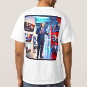 "Der Aufstieg von Tucker Carlson: Von Mainstream n T-Shirt (Rückseite)