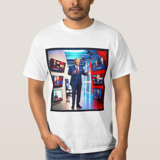 "Der Aufstieg von Tucker Carlson: Von Mainstream n T-Shirt (Vorderseite)