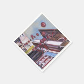 Der aufstrebende Drache meines Vaters, Singapur Serviette (Ecke)