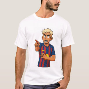 Der aufstrebende Stern   Stilvolles Anime Football T-Shirt