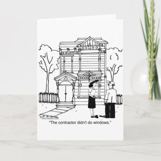 Der Auftragnehmer hat Windows nicht ausgeführt Karte (Vorderseite)