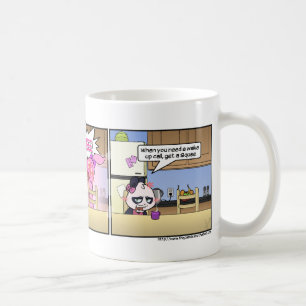 Der aufwachenanruf kaffeetasse