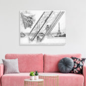 Der Aufzug Otis im Eiffelturm Leinwanddruck (Insitu (Wohnzimmer))