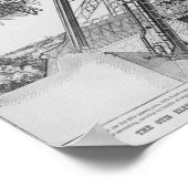 Der Aufzug Otis im Eiffelturm Poster (Ecke)