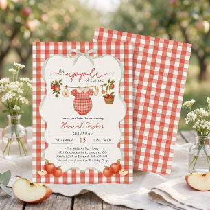 Der Augapfel Herbst Babyparty Einladung