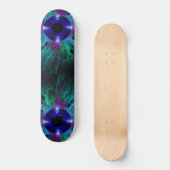 Der Augen-abstrakte KunstSkateboard Skateboard (Vorderseite)