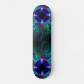 Der Augen-abstrakte KunstSkateboard Skateboard (Vorderseite)