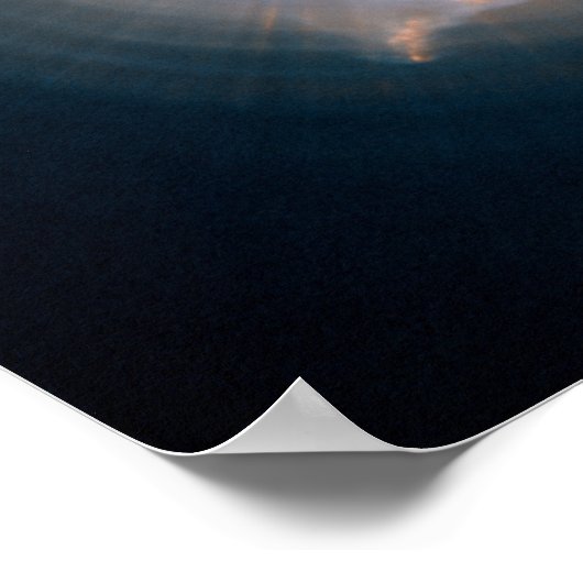 Der Augennebel der Katze Poster (Ecke)