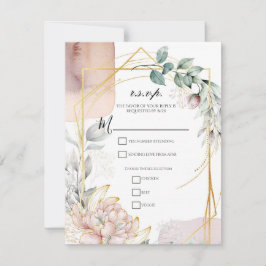 Der Aureate Rahmen Florale Grünzeug Hochzeit R.S.V Einladung