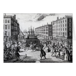 Der Ausblick und die Späße von Billingsgate, 1736