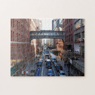 Der Ausblick von der High Line New York City NYC Puzzle