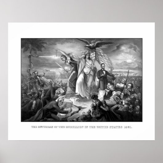 Der Ausbruch der Rebellion - Ziviler Krieg Poster (Vorne)