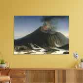 Der Ausbruch des Ätna Leinwanddruck (Insitu (Wohnzimmer))