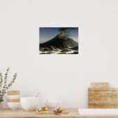 Der Ausbruch des Ätna Poster (Küche)