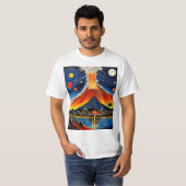 Der Ausbruch des Vulkans 3 T-Shirt (Vorne ganz)