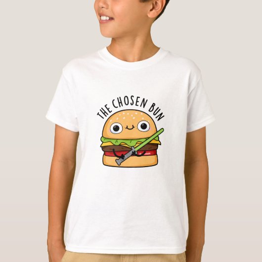 Der ausgewählte Bun Funny Food Warrior Bun Pub T-Shirt (Vorderseite)